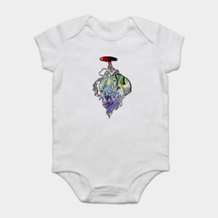 Skull of Spores Baby Bodysuit